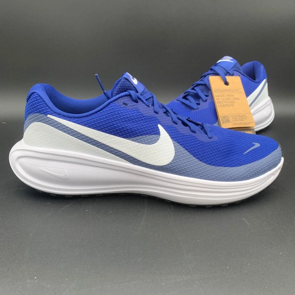 Nike‎ Revolution 8 Deep Royal Blue White Mens Running Shoes HJ9198-401 Size 11.5